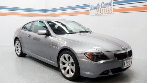 Bmw 650i coupe automatic navigation leather warranty we finance