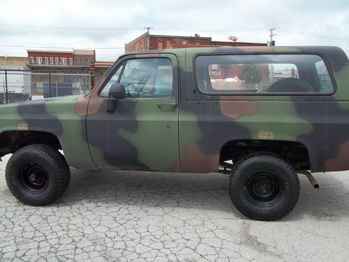 1986 chevrolet military blazer