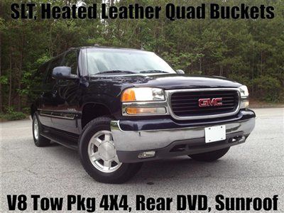 One owner slt heated leather quad buckets sunroof rear dvd 17" alloy 4x4 tow pkg