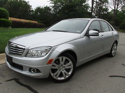 10 c300 luxury sedan heated leather seats bluetooth 1-owner sunroof