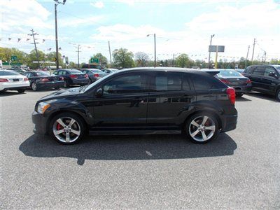 2008 dodge caliber srt-4 we finance! clean carfax low miles black must see