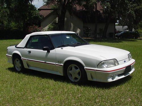 1989 ford mustang gt convertible 2-door 5.0l