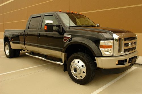 08 ford f450 king ranch 4x4 offroad crew cab diesel 4wd navi camera mint cond