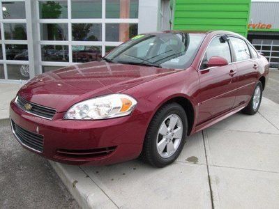 2009 impala red low miles one owner remote start clear title sedan chevy car