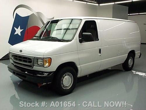 2001 ford e-150 cargo van 4.2l v6 partition shelves 66k texas direct auto