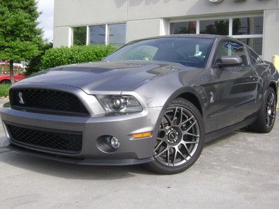 One owner garage kept 2011 ford mustang shelby gt500 svt performance pkg leather