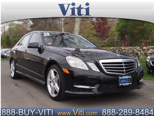 2013 mercedes benz e550 4matic sedan - p2 pkg - parktronic -loaded!