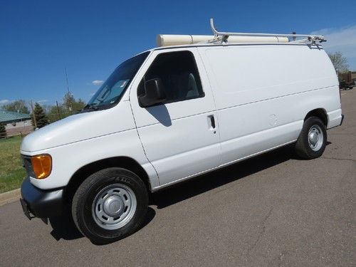 2006 ford e150 cargo van 1 company owned tons of service records w/ racks 4.6 v8
