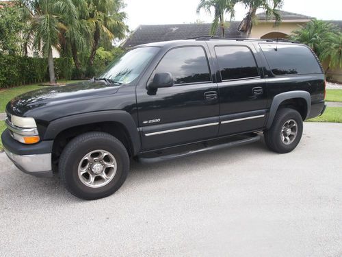 2001 chevrolet suburban 2500 lt vortec 8100 (8.1l)  4wd (4x4)