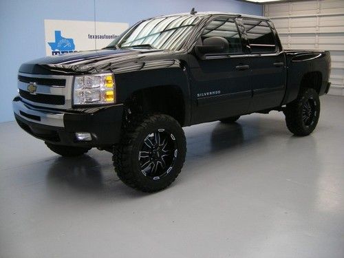 We finance!!!  2010 chevrolet silverado 1500 1lt 4x4 flex-fuel lift kit leather!