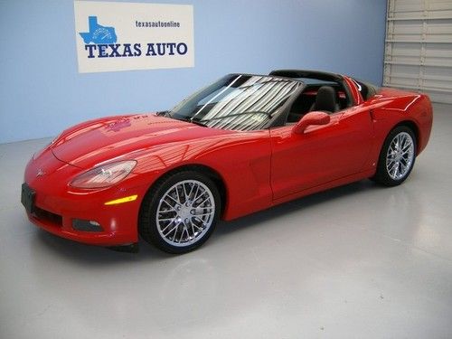 We finance!!!  2009 chevrolet corvette auto paddles removable top chrome rims xm