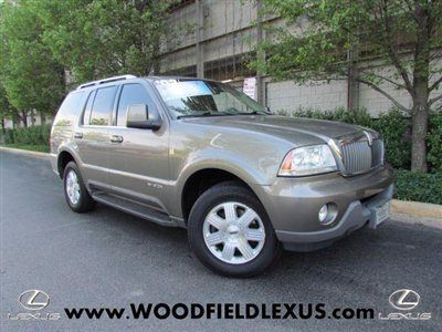 2003 lincoln aviator; looks and runs great; low reserve!!
