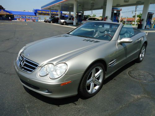 2004 mercedes benz sl500 convertible 45k miles xenon hardtop navi  no reserve