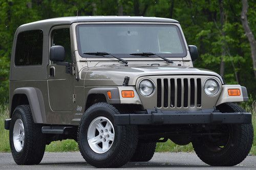 2005 jeep wrangler unlimited hardtop 4x4 4.0l inline-6 auto cd a/c alloys mint