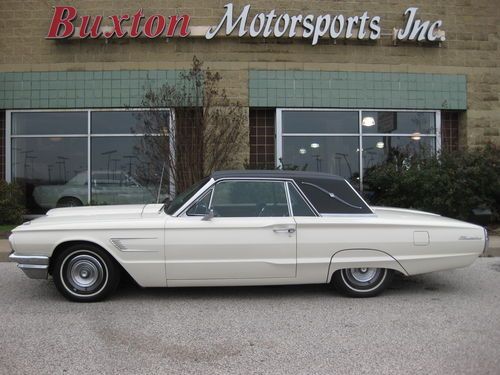 1965 ford thunderbird landau coupe, white, 18,000 original miles, 1 family owned