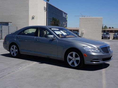 2010 palladlium silver s550 4matic cashmere savanna leather certified pre-owned