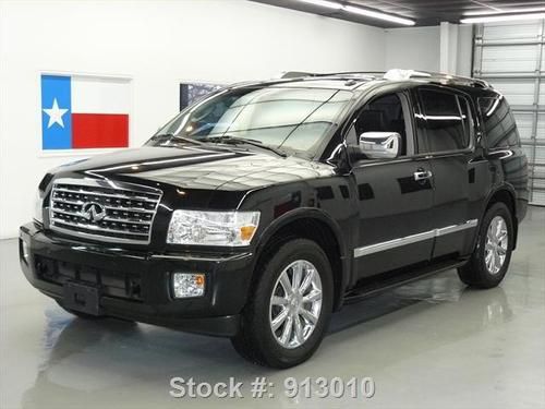 2008 infiniti qx56 4x4 sunroof htd leather nav dvd 47k texas direct auto