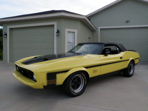 Ford Mustang Mach 1 Convertible factory 4 speed, image 2