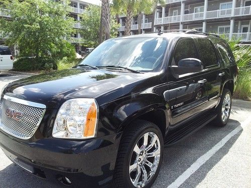 2007 gmc yukon slt black denali grill and 22" wheels