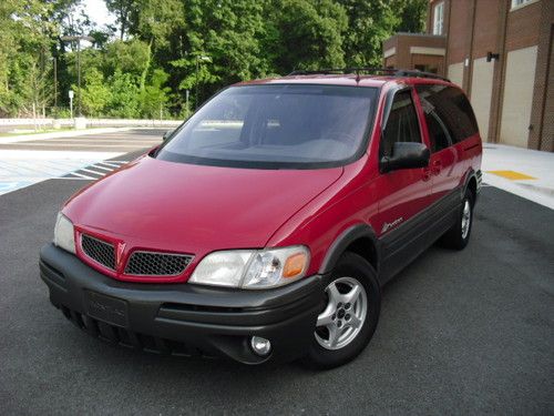 2001 pontiac montana ext,7 pass,cd,on star,ext clean,low miles,no reserve!!!!