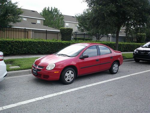 2004 dodge neon se sedan 4-door 2.0l-low miles w/ carfax- cold ac- runs great!!!