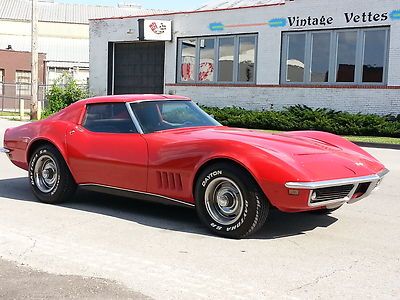 1968 chevy corvette 350/350hp 4spd -- no reserve !!!!!!!