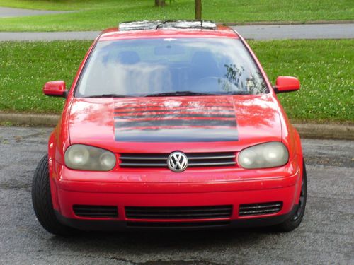 2000 volkswagen golf gti gls hatchback 2-door 2.0l