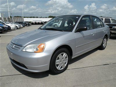 2003 honda civic lx manual transmission silver **export ok  *fl