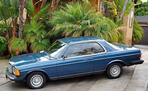 1982 mercedes 300cd cdt turbo diesel coupe only 98k miles w. records leather