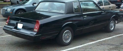 1986 chevrolet monte carlo 5.0 liter 200-4r transmission, black, edelbrock, opti