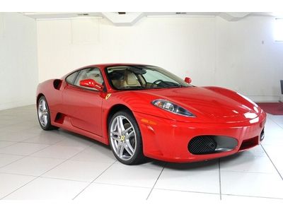 2006 ferrari approved cpo, f430 berlinetta, rosso corsa/beige