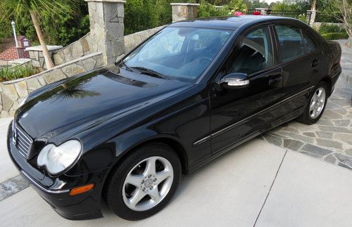 Mercedes benz c320 2001 avantgarde black