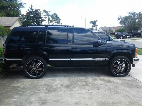 1997 chevrolet tahoe lt sport utility 4-door 5.7l