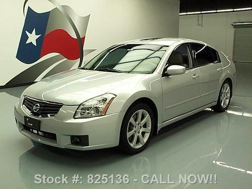 2008 nissan maxima 3.5 se skyview roof leather 63k mi texas direct auto