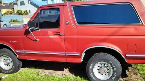 1991 ford bronco eddie bauer sport utility 2-door 5.8l