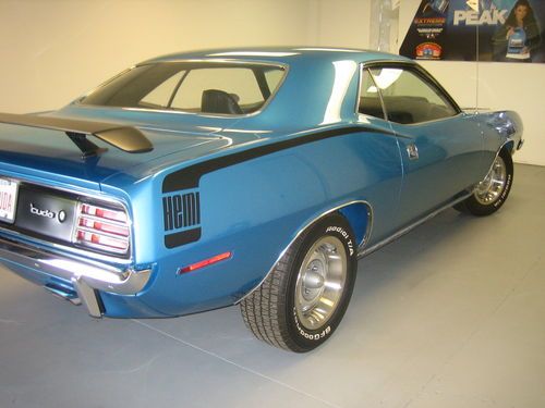 1970 hemi cuda original 246 hemi, 4 speed, dana 60, b5 blue