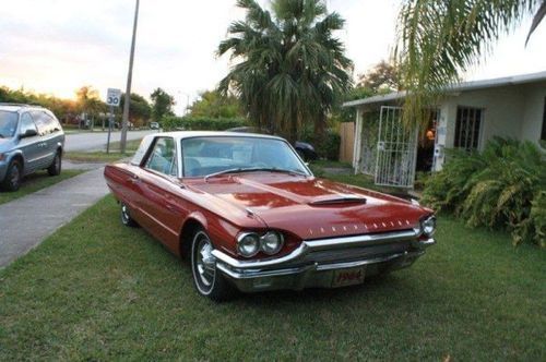 Beautiful rangoon red 1964 ford thunderbird