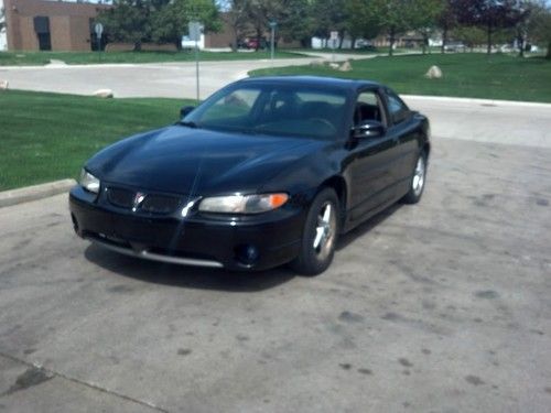 1999 pontiac grand prix gt coupe 2-door 3.8l black exterior and gray interior