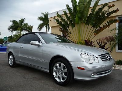 2004 mercedes benz clk320 florida convertible new tires fully serviced