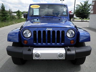 45k miles wrangler unlimited blue black soft top 4x4 4wd off road 4 door lift, image 8