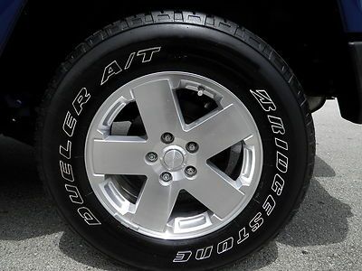 45k miles wrangler unlimited blue black soft top 4x4 4wd off road 4 door lift, image 13