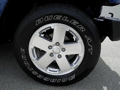 45k miles wrangler unlimited blue black soft top 4x4 4wd off road 4 door lift, image 15