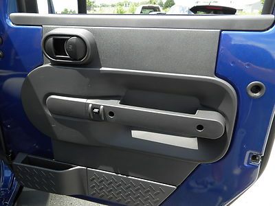 45k miles wrangler unlimited blue black soft top 4x4 4wd off road 4 door lift, image 23