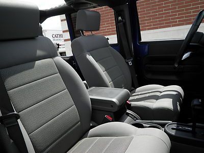 45k miles wrangler unlimited blue black soft top 4x4 4wd off road 4 door lift, image 25