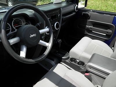 45k miles wrangler unlimited blue black soft top 4x4 4wd off road 4 door lift, image 32