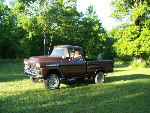 1959 Chevrolet Apache 3100 NAPCO 4x4 Extremely Rare Fleetside NO RESERVE AUCTION, image 14