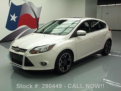 2012 ford focus titanium leather sunroof navigation 20k texas direct auto