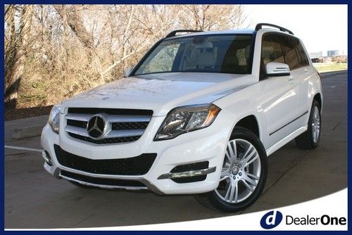 Glk350, only 2k miles, white/tan, corp car, mb 2.95% apr financing!