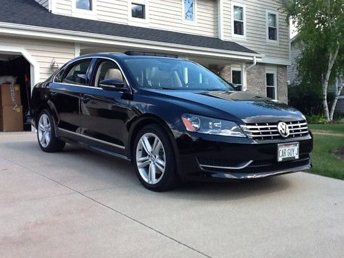 '12 volkswagen passat sel 2.5l. vw certifiable, navi, fender, loaded, carfax cl