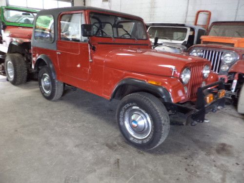 1977 jeep cj7 stock 6 cylinder 76k original miles,hardtop and doors,solid jeep